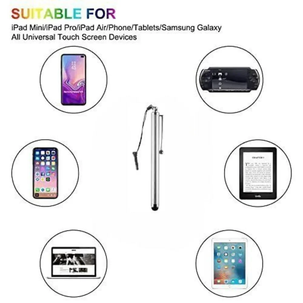 🖋️ 3 Pack Stylus Universal Capacitive Drawing Touch Pens for Touch Screens NEW